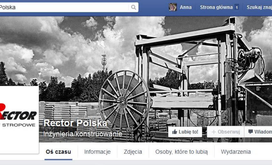 Rector Polska na facebooku