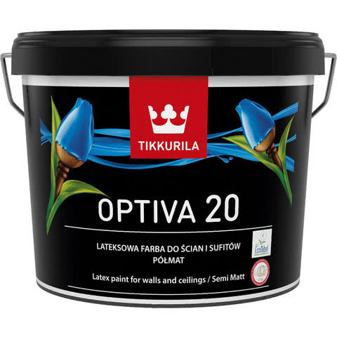 Lateksowa farba do ścian i sufitów półmat Tikkurila Optiva Semi Matt [20]